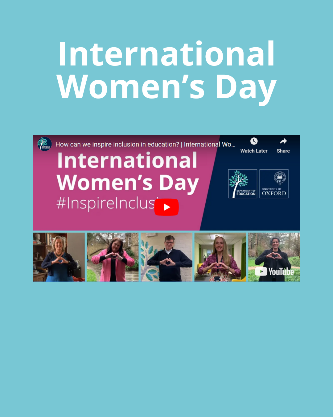 international women's day video 2024